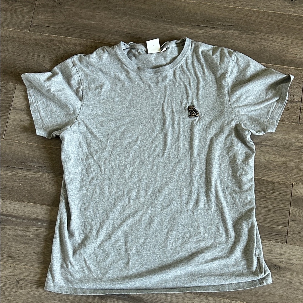 OVO Light Gray Short Sleeve Tee
